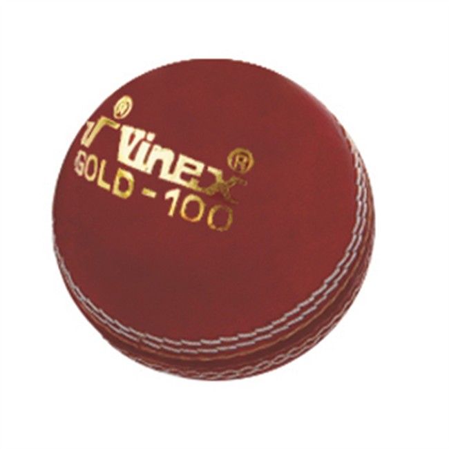 Vinex Cricket Leather Ball - Gold